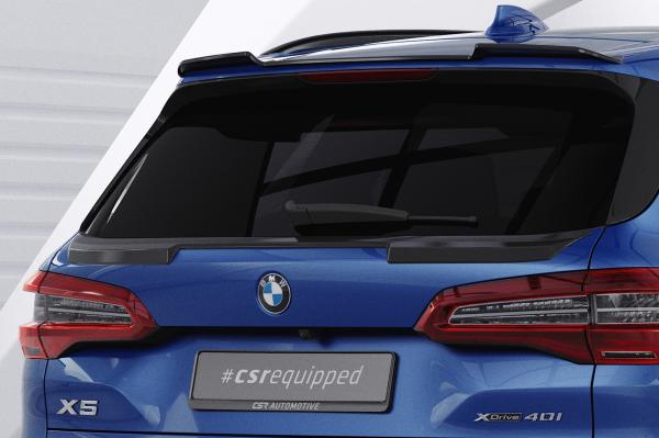 CSR Heckspoiler | Heckflügel mit ABE für BMW X5 (G5) HF824-C Carbon Look Hochglanz (keine Lackierung erforderlich)