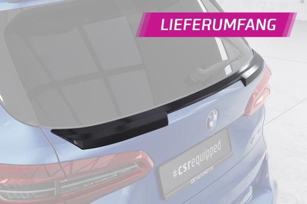 CSR Heckspoiler | Heckflügel mit ABE für BMW X5 (G5) HF824-C Carbon Look Hochglanz (keine Lackierung erforderlich)