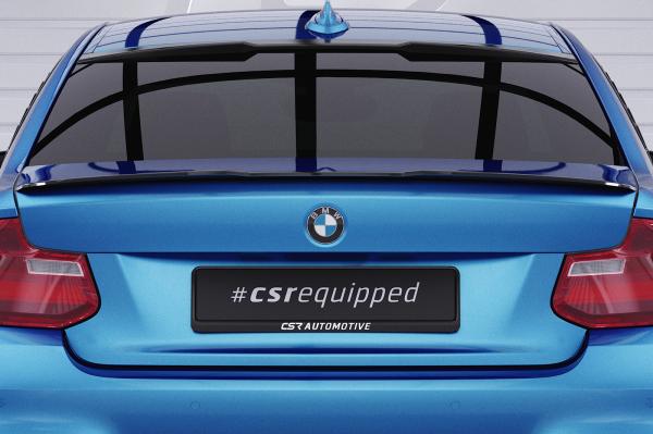 CSR Heckspoiler | Heckflügel mit ABE für BMW 2er (F22/F23) Coupe und Cabrio HF825-L schwarz matt (Lackierung erforderlich)