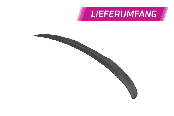CSR Heckspoiler | Heckflügel mit ABE für BMW 2er (F22/F23) Coupe und Cabrio HF825-L schwarz matt (Lackierung erforderlich)