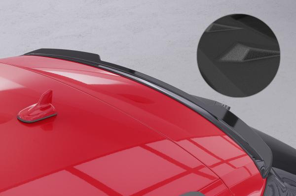 CSR Heckspoiler | Heckflügel mit ABE für Audi A6 C8 (Typ 4K/F2) Avant HF826-S Strukturiert schwarz matt (keine Lackierung erforderlich)