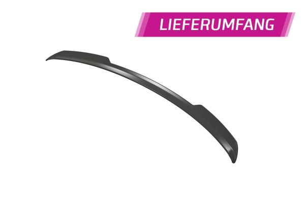 CSR Heckspoiler | Heckflügel mit ABE für Audi A6 C8 (Typ 4K/F2) Avant HF826-C Carbon Look glänzend (keine Lackierung erforderlich)