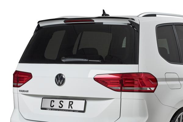 CSR Heckspoiler | Heckflügel mit ABE für VW Touran 2 (Typ 5T) HF833-L schwarz matt (Lackierung erforderlich)