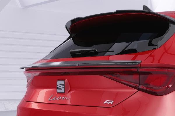 CSR Heckspoiler | Heckflügel mit ABE für Seat Leon 4 (Typ KL) HF835-G Glossy schwarz Hochglanz (keine Lackierung erforderlich)