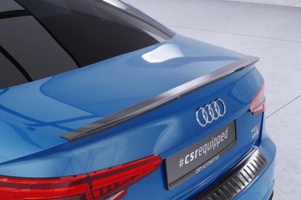 CSR Heckspoiler | Heckflügel mit ABE für Audi A4 B9 (Typ 8W) Limousine HF840-G Glossy schwarz glänzend (keine Lackierung erforderlich)