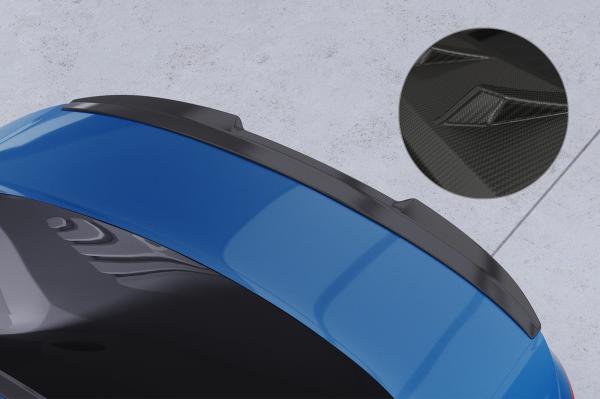 CSR Heckspoiler | Heckflügel mit ABE für Audi A4 B9 (Typ 8W) Limousine HF840-M Carbon Look matt strukturiert (keine Lackierung erforderlich)