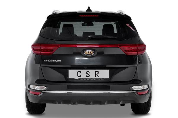 CSR Heckspoiler | Heckflügel mit ABE für Kia Sportage QL/QLE HF842-L Lackierung erforderlich (schwarz matt)
