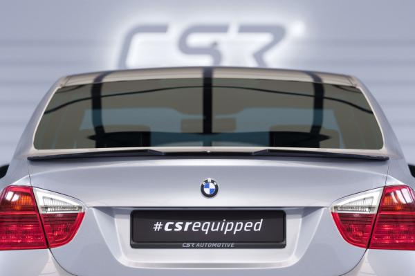 CSR Heckspoiler | Heckflügel mit ABE für BMW 3er E90 Limousine HF846-L Lackierung erforderlich (schwarz matt)