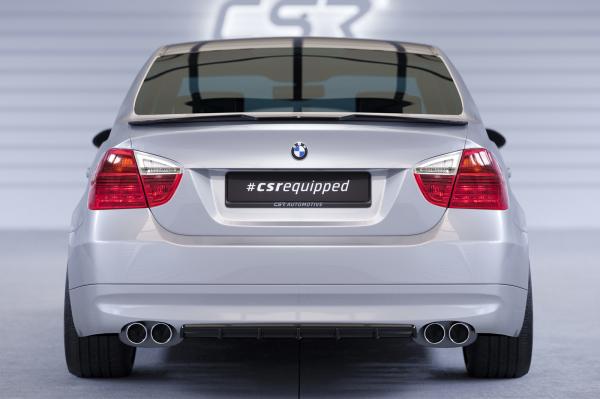 CSR Heckspoiler | Heckflügel mit ABE für BMW 3er E90 Limousine HF846-L Lackierung erforderlich (schwarz matt)