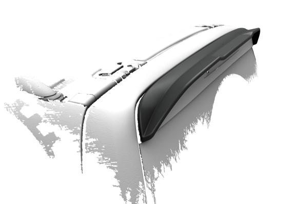 CSR Heckspoiler | Heckflügel mit ABE für Mercedes-Benz V-Klasse (447) HF849-C Carbon Look Hochglanz (keine Lackierung erforderlich)