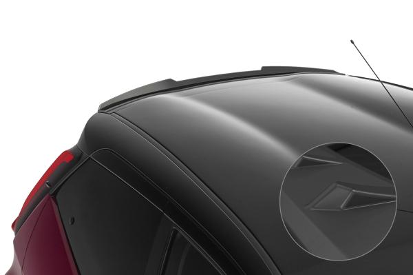 CSR Heckspoiler | Heckflügel mit ABE für Toyota Aygo 2 HF853-L schwarz matt (Lackierung erforderlich)