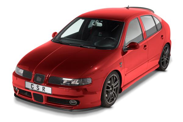 CSR Heckspoiler | Heckflügel mit ABE für Seat Leon 1 (Typ 1M1) Cupra/ FR HF858-S Strukturiert schwarz matt (keine Lackierung erforderlich)
