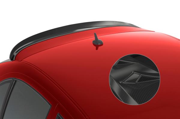 CSR Heckspoiler | Heckflügel mit ABE für Seat Leon 1 (Typ 1M1) Cupra/ FR HF858-C Carbon Look Hochglanz (keine Lackierung erforderlich)