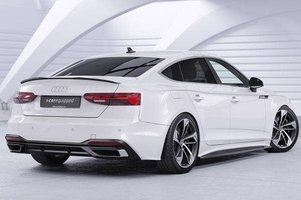 CSR Heckspoiler | Heckflügel mit ABE für Audi A5 (F5) Sportback HF859-L schwarz matt (Lackierung erforderlich)
