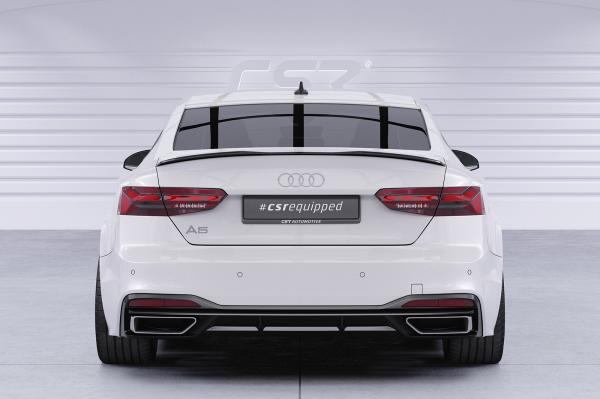 CSR Heckspoiler | Heckflügel mit ABE für Audi A5 (F5) Sportback HF859-L schwarz matt (Lackierung erforderlich)
