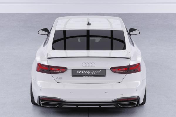 CSR Heckspoiler | Heckflügel mit ABE für Audi A5 (F5) Sportback HF859-L schwarz matt (Lackierung erforderlich)