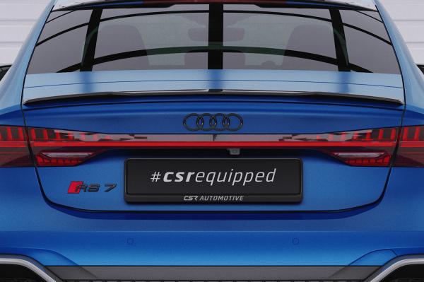 CSR Heckspoiler | Heckflügel mit ABE für Audi A7/S7/RS7 (C8) Sportback HF860-G Glossy schwarz glänzend (keine Lackierung erforderlich)