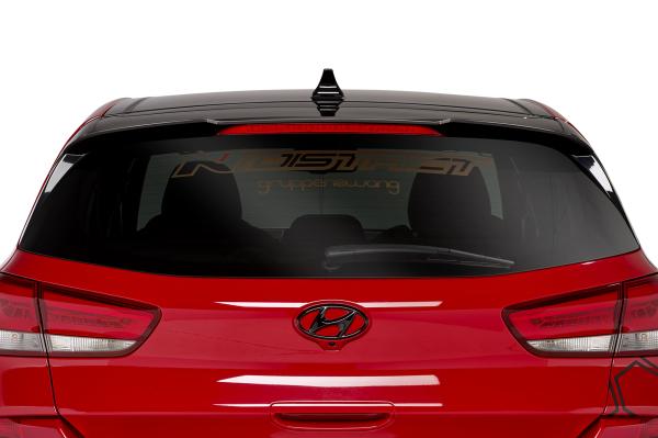 CSR Heckspoiler | Heckflügel mit ABE für Hyundai I30 (PD) Schrägheck HF862-S schwarz matt strukturiert (keine Lackierung erforderlich)