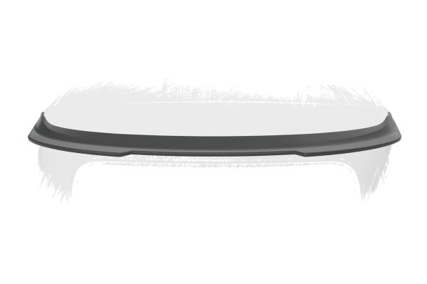 CSR Heckspoiler | Heckflügel mit ABE für Smart fortwo 453 Cabrio HF863-C Carbon Look Hochglanz (keine Lackierung erforderlich)