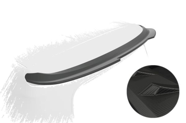 CSR Heckspoiler | Heckflügel mit ABE für Smart fortwo 453 Cabrio HF863-M Carbon Look matt strukturiert (keine Lackierung erforderlich)