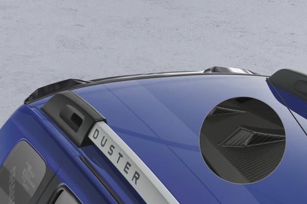 CSR Heckspoiler | Heckflügel mit ABE für Dacia Duster (1. Gen) HF864-M Carbon Look matt strukturiert (keine Lackierung erforderlich)