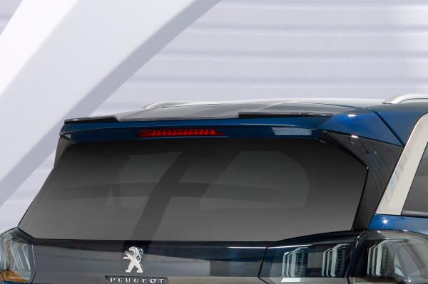 CSR Heckspoiler | Heckflügel mit ABE für Peugeot 5008 (2. Gen) HF865-L schwarz matt (Lackierung erforderlich)