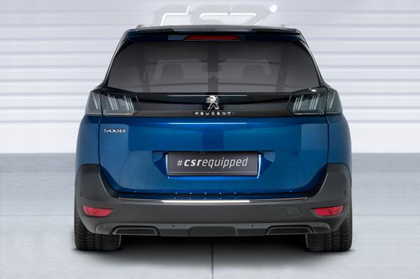 CSR Heckspoiler | Heckflügel mit ABE für Peugeot 5008 (2. Gen) HF865-L schwarz matt (Lackierung erforderlich)