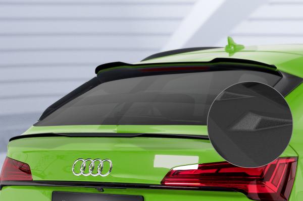 CSR Heckspoiler | Heckflügel mit ABE für Audi Q5 (FYT) Sportback HF871-S Strukturiert schwarz matt (keine Lackierung erforderlich)