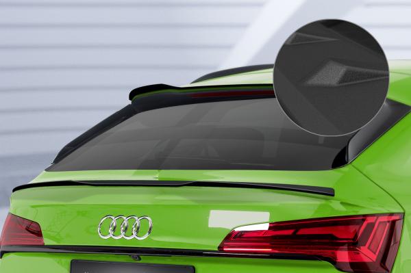 CSR Heckspoiler | Heckflügel mit ABE für Audi Q5 (FYT) Sportback HF872-S Strukturiert schwarz matt (keine Lackierung erforderlich)