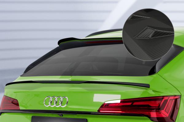 CSR Heckspoiler | Heckflügel mit ABE für Audi Q5 (FYT) Sportback HF872-M Carbon Look matt strukturiert (keine Lackierung erforderlich)