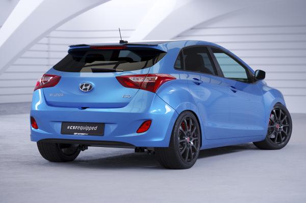 CSR Heckspoiler | Heckflügel mit ABE für Hyundai I30 (GD) HF873-L schwarz matt (Lackierung erforderlich)