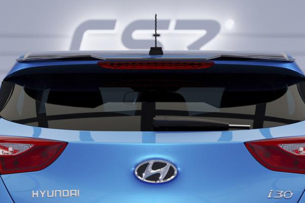 CSR Heckspoiler | Heckflügel mit ABE für Hyundai I30 (GD) HF873-L schwarz matt (Lackierung erforderlich)