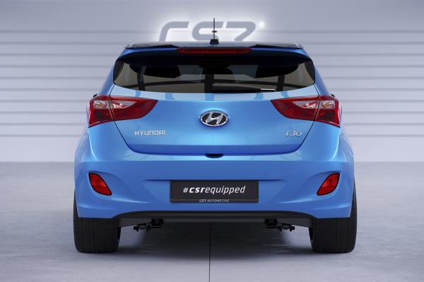 CSR Heckspoiler | Heckflügel mit ABE für Hyundai I30 (GD) HF873-L schwarz matt (Lackierung erforderlich)