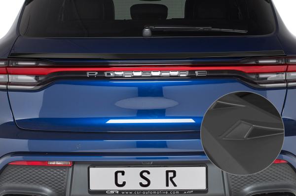 CSR Heckspoiler | Heckflügel mit ABE für Porsche Macan HF876-L schwarz matt (Lackierung erforderlich)