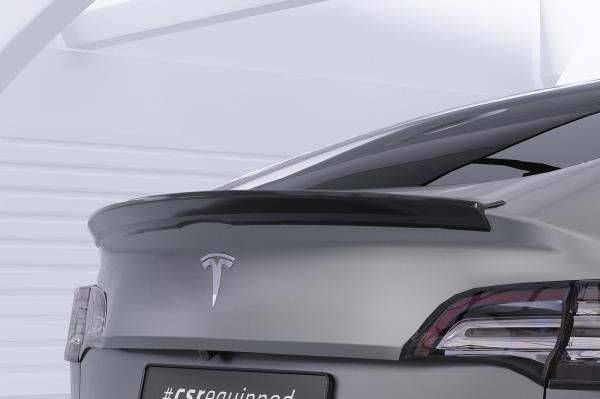 CSR Heckspoiler | Heckflügel mit ABE für Tesla Model Y HF878-L Lackierung erforderlich (schwarz matt)