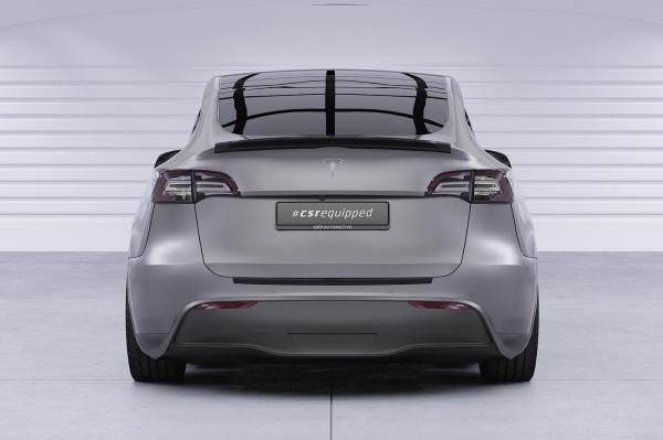 CSR Heckspoiler | Heckflügel mit ABE für Tesla Model Y HF878-L Lackierung erforderlich (schwarz matt)