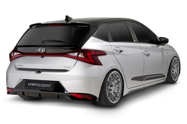 CSR Heckspoiler | Heckflügel mit ABE für Hyundai I20 (BC3) HF883-L schwarz matt (Lackierung erforderlich)