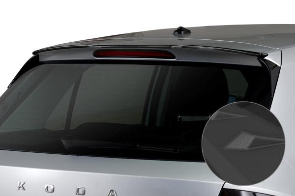 CSR Heckspoiler | Heckflügel mit ABE für Skoda Fabia 3 HF884-S schwarz matt strukturiert (keine Lackierung erforderlich)