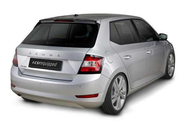 CSR Heckspoiler | Heckflügel mit ABE für Skoda Fabia 3 HF884-G Glossy schwarz Hochglanz (keine Lackierung erforderlich)