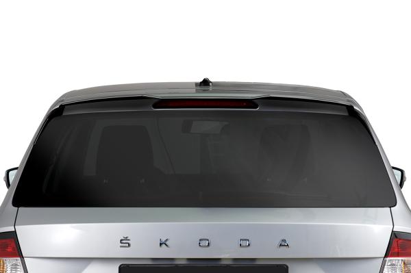 CSR Heckspoiler | Heckflügel mit ABE für Skoda Fabia 3 HF884-G Glossy schwarz Hochglanz (keine Lackierung erforderlich)