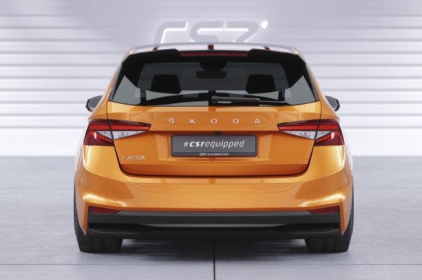CSR Heckspoiler | Heckflügel mit ABE für Skoda Fabia 4 HF886-M Carbon Look matt strukturiert (keine Lackierung erforderlich)