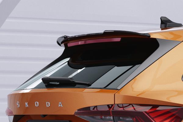 CSR Heckspoiler | Heckflügel mit ABE für Skoda Octavia 4 Combi HF889-C Carbon Look Hochglanz (keine Lackierung erforderlich)