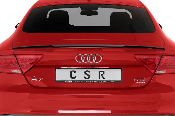 CSR Heckspoiler | Heckflügel mit ABE für Audi A7 / S7 C7 (4G) Sportback HF890-C Carbon Look glänzend (keine Lackierung erforderlich)