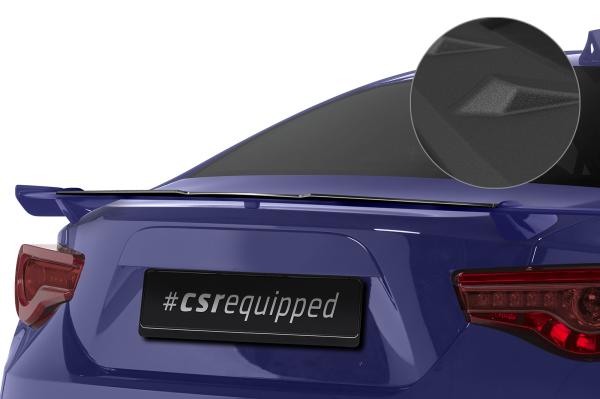 CSR Heckspoiler | Heckflügel mit ABE für Subaru BRZ (Facelift) HF897-S Strukturiert schwarz matt (keine Lackierung erforderlich)