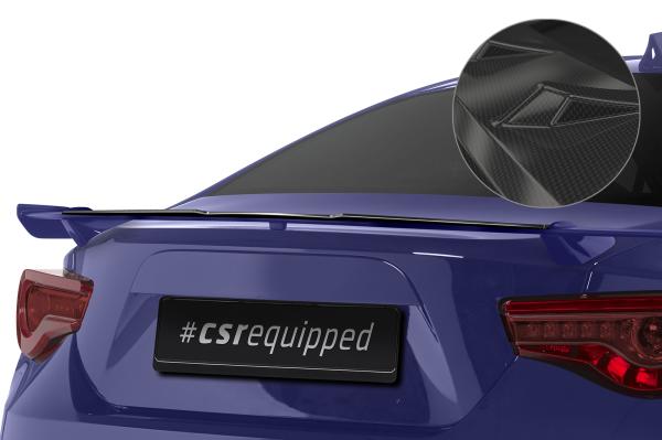 CSR Heckspoiler | Heckflügel mit ABE für Subaru BRZ (Facelift) HF897-C Carbon Look Hochglanz (keine Lackierung erforderlich)