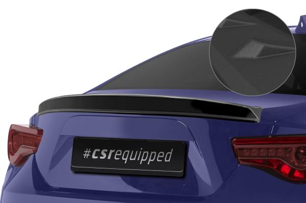 CSR Heckspoiler | Heckflügel mit ABE für Subaru BRZ (Facelift) HF898-S Strukturiert schwarz matt (keine Lackierung erforderlich)