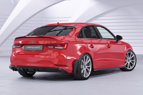 CSR Heckspoiler | Heckflügel mit ABE für Audi A3 8V Limousine HF900-G Glossy schwarz Hochglanz (keine Lackierung erforderlich)