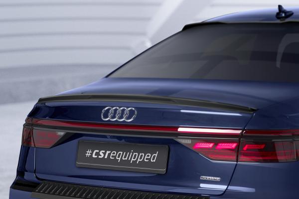 CSR Heckspoiler | Heckflügel mit ABE für Audi A8 (D5) HF905-S schwarz matt strukturiert (keine Lackierung erforderlich)