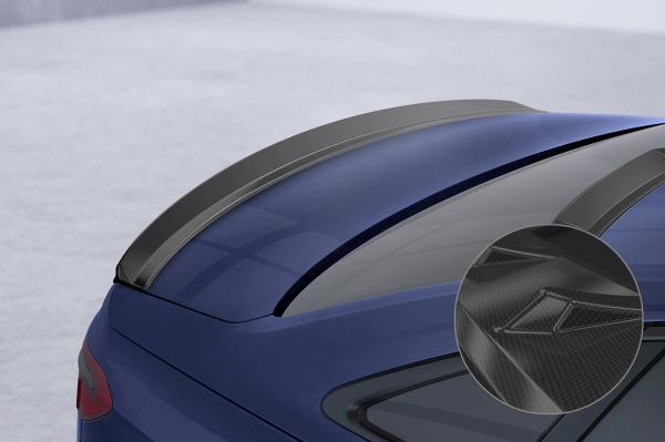 CSR Heckspoiler | Heckflügel mit ABE für Audi A8 (D5) HF905-C Carbon Look Hochglanz (keine Lackierung erforderlich)
