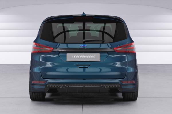 CSR Heckspoiler | Heckflügel mit ABE für Ford S-Max 2. Gen HF910-M Carbon Look matt strukturiert (keine Lackierung erforderlich)